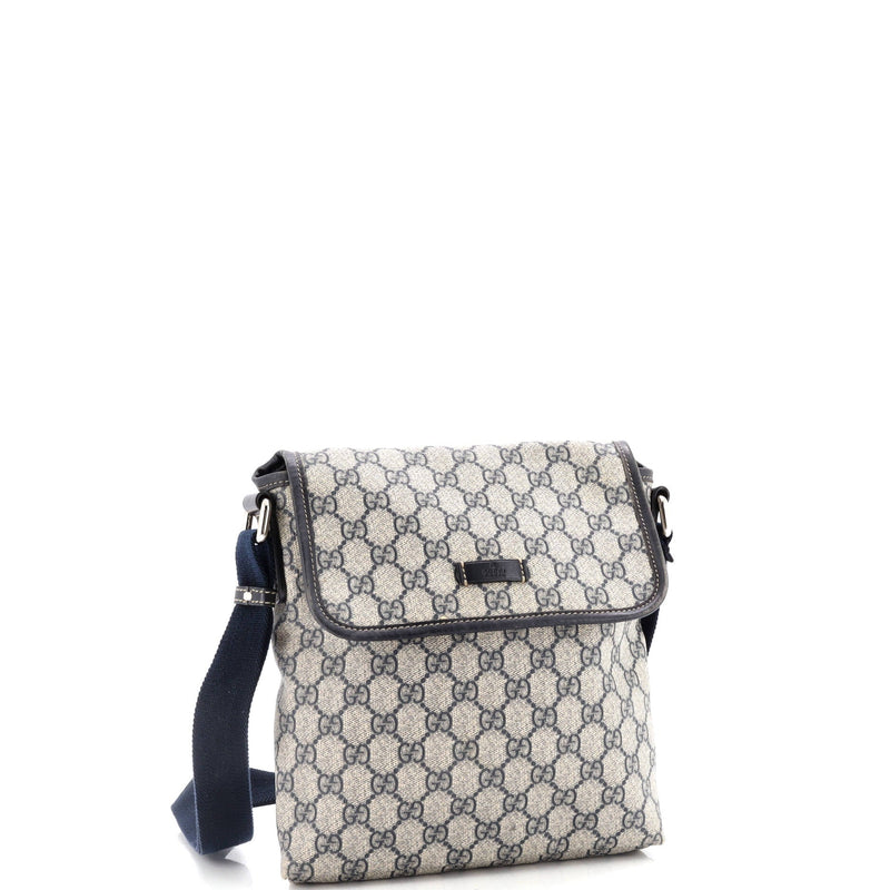 Gucci Flap Messenger Gg Coated Canvas