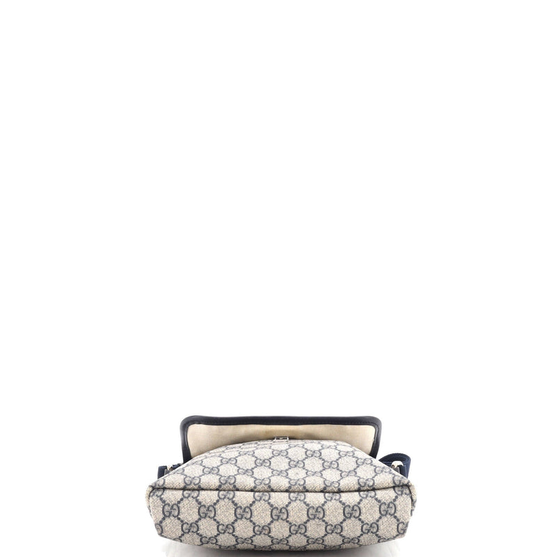Gucci Flap Messenger Gg Coated Canvas