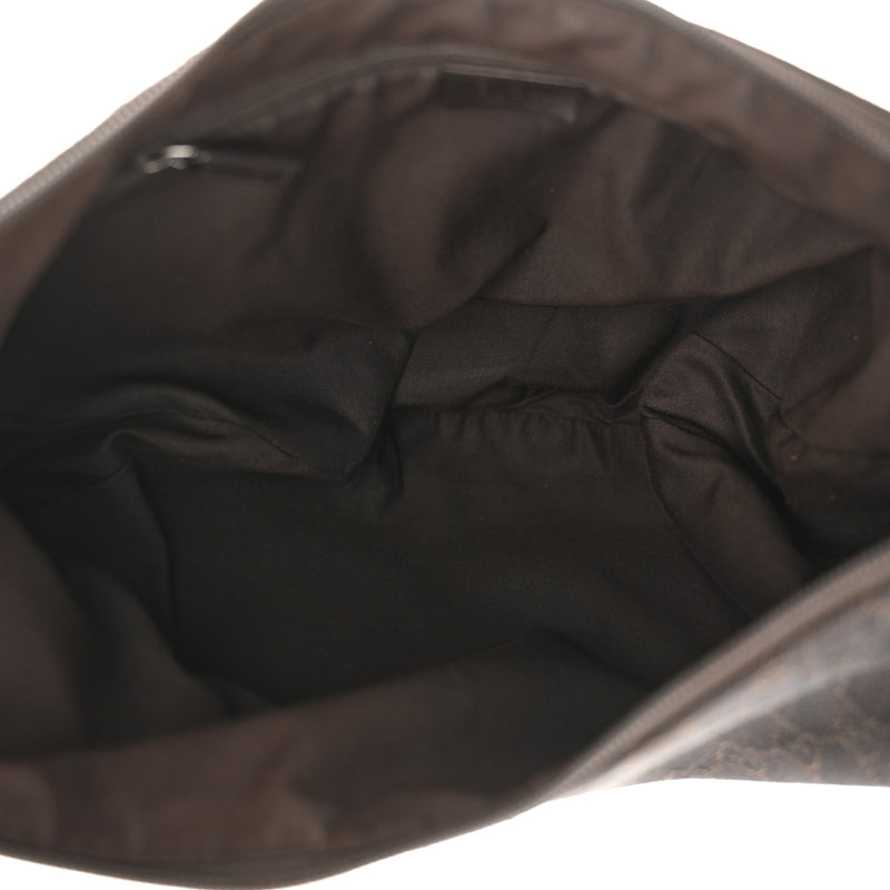 Gucci Denim Half Moon Hobo Dark Brown