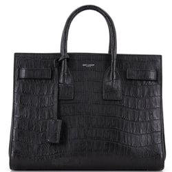 Saint Laurent Sac De Jour Bag Crocodile