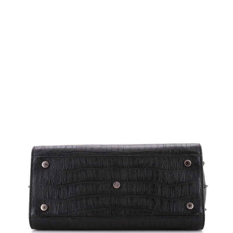 Saint Laurent Sac De Jour Bag Crocodile