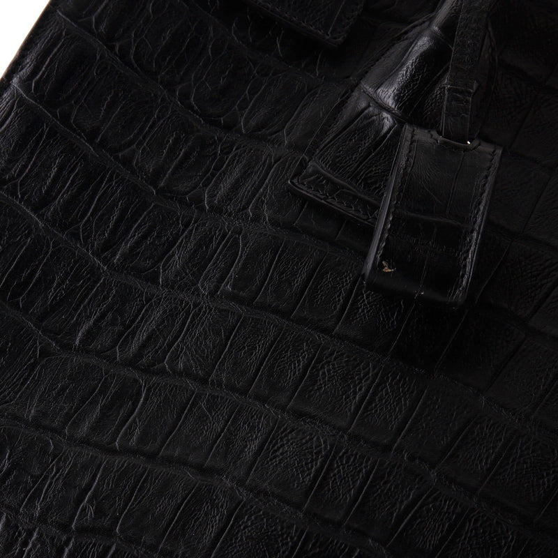 Saint Laurent Sac De Jour Bag Crocodile