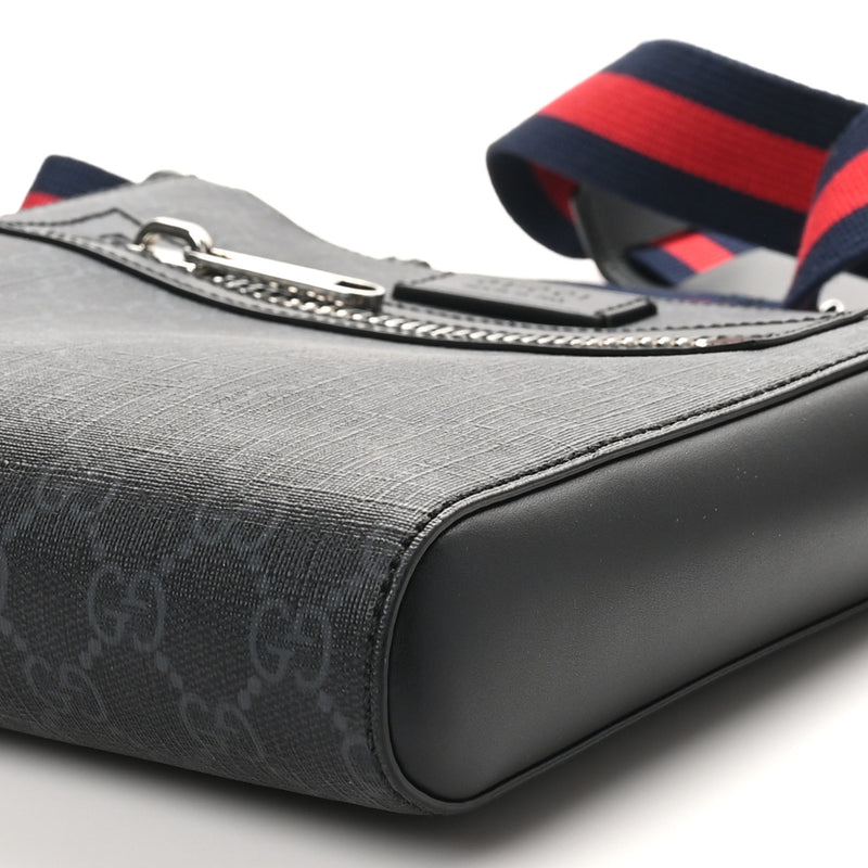 Gucci Gg Supreme Web Small Flat