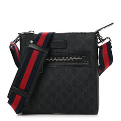 Gucci Gg Supreme Web Small Flat