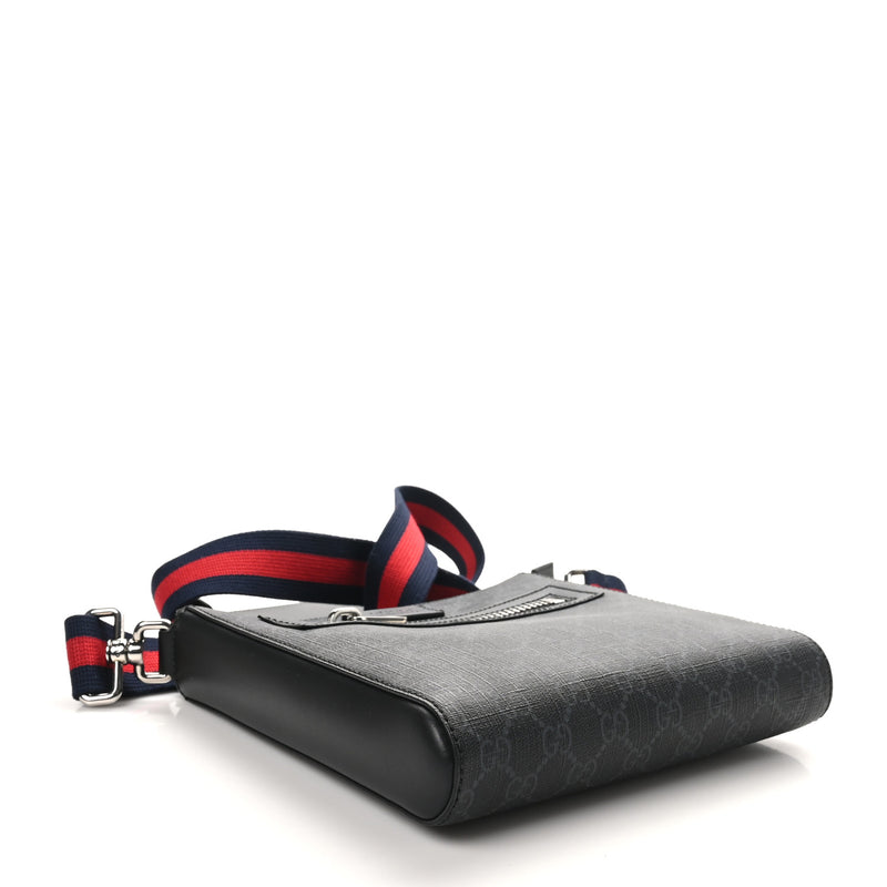 Gucci Gg Supreme Web Small Flat