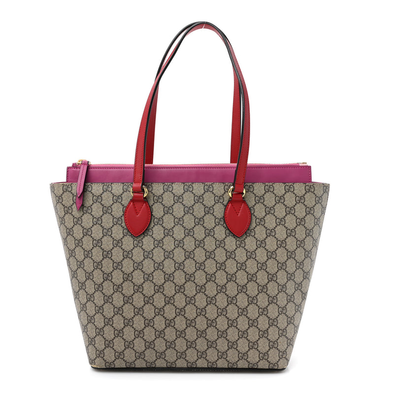 Gucci Gg Supreme Medium Zippered Bucket