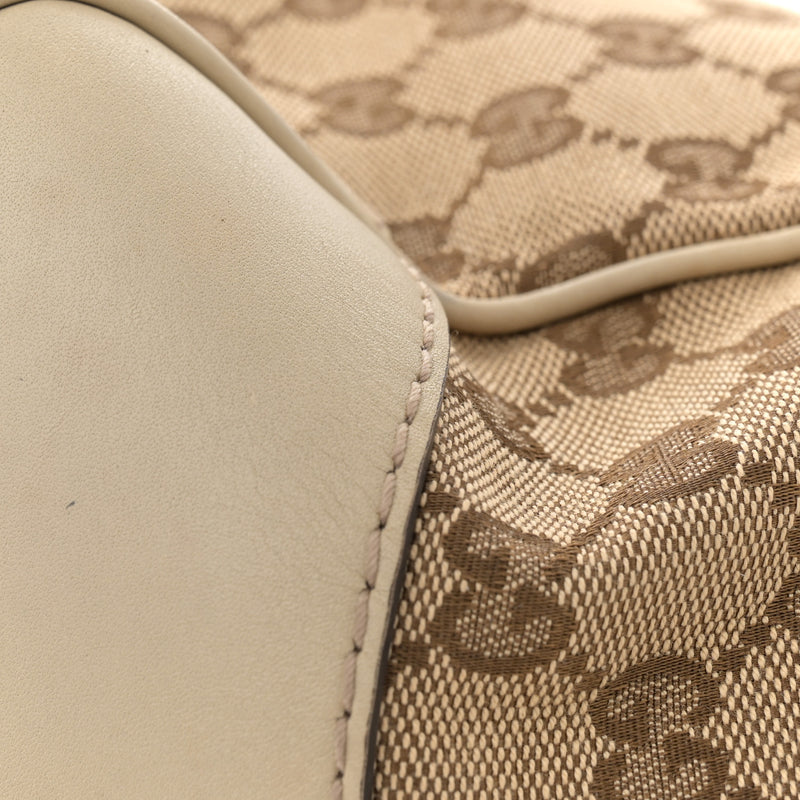 Gucci Web Medium Mayfair Tote Off White
