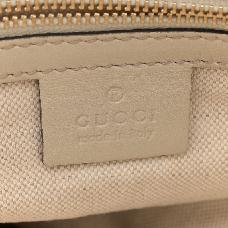 Gucci Web Medium Mayfair Tote Off White