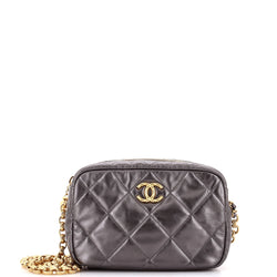 Chanel Cc Pearl Medallion Camera Case