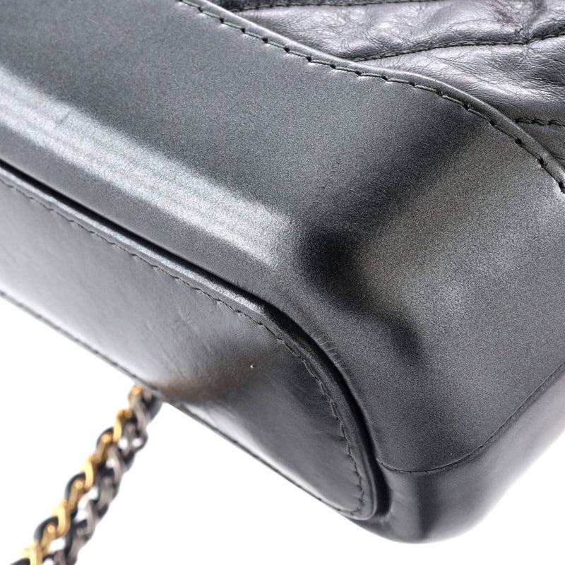 Chanel Gabrielle Hobo Chevron Aged