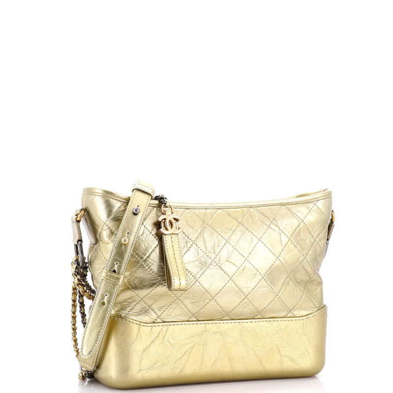 Chanel Gabrielle Hobo Quilted Aged