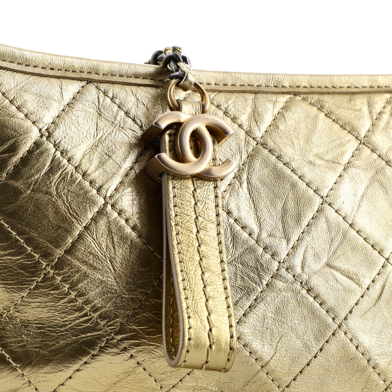 Chanel Gabrielle Hobo Quilted Aged