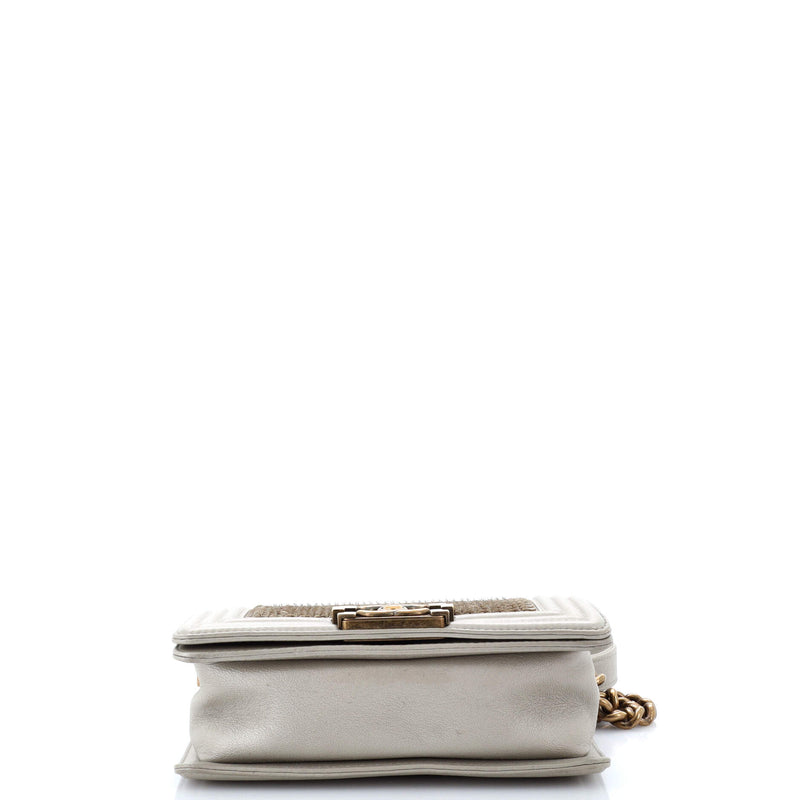 Chanel Boy Flap Bag Scaled Lambskin