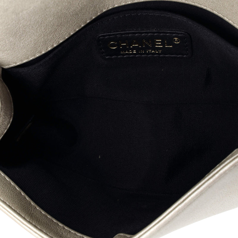 Chanel Boy Flap Bag Scaled Lambskin