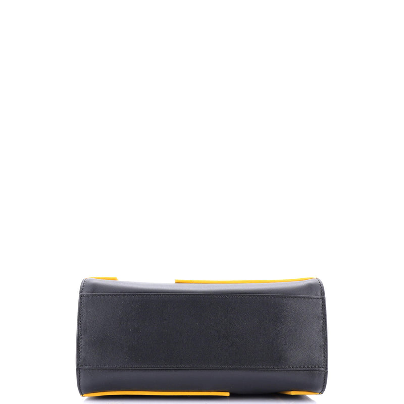 Fendi Ff Logo Peekaboo Bag Leather With