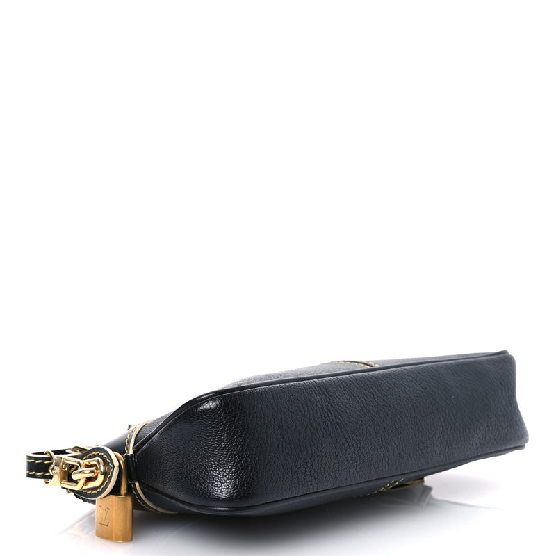 Louis Vuitton Suhali Lockit Clutch Black