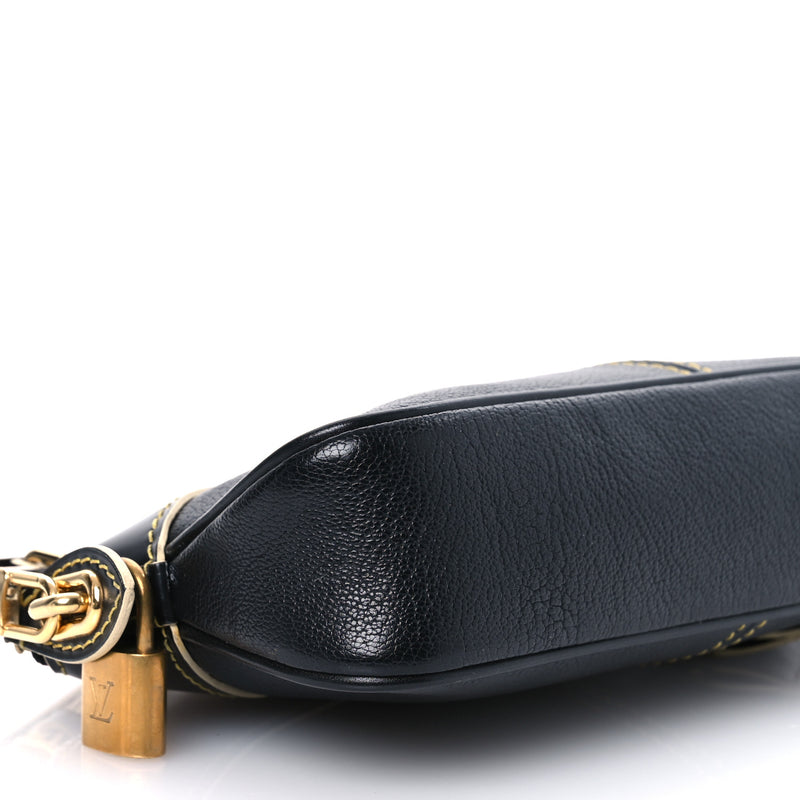 Louis Vuitton Suhali Lockit Clutch Black