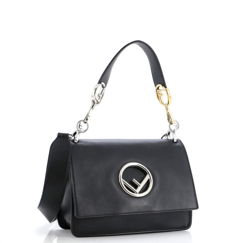 Fendi Kan I F Shoulder Bag Leather