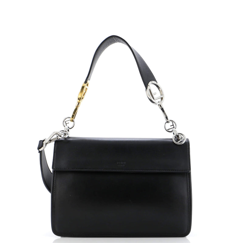 Fendi Kan I F Shoulder Bag Leather