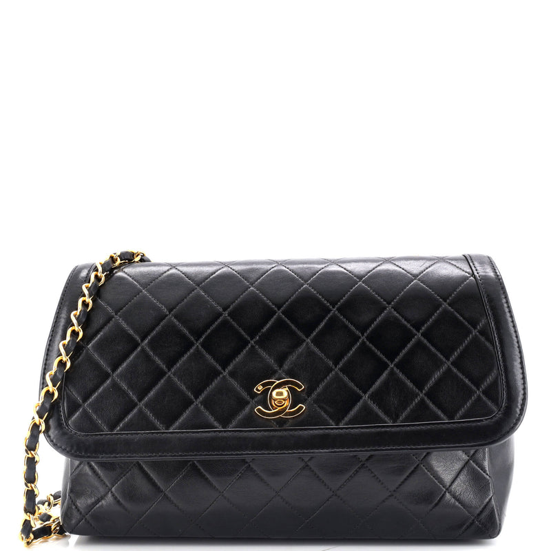 Chanel Vintage Cc Chain Flap Bag Quilted