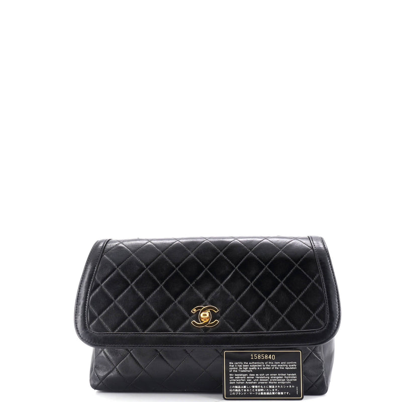 Chanel Vintage Cc Chain Flap Bag Quilted