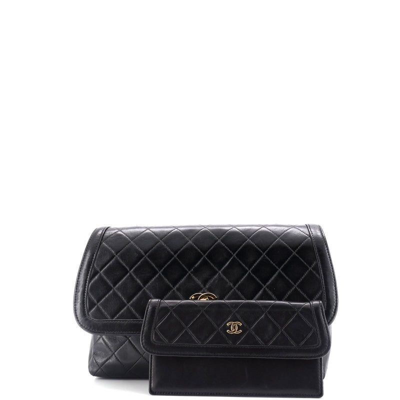 Chanel Vintage Cc Chain Flap Bag Quilted