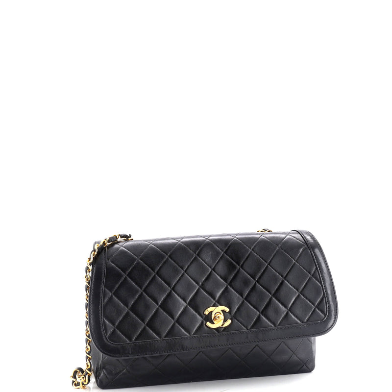 Chanel Vintage Cc Chain Flap Bag Quilted