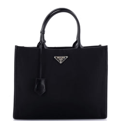 Prada Padded Open Shopper Tote Tessuto