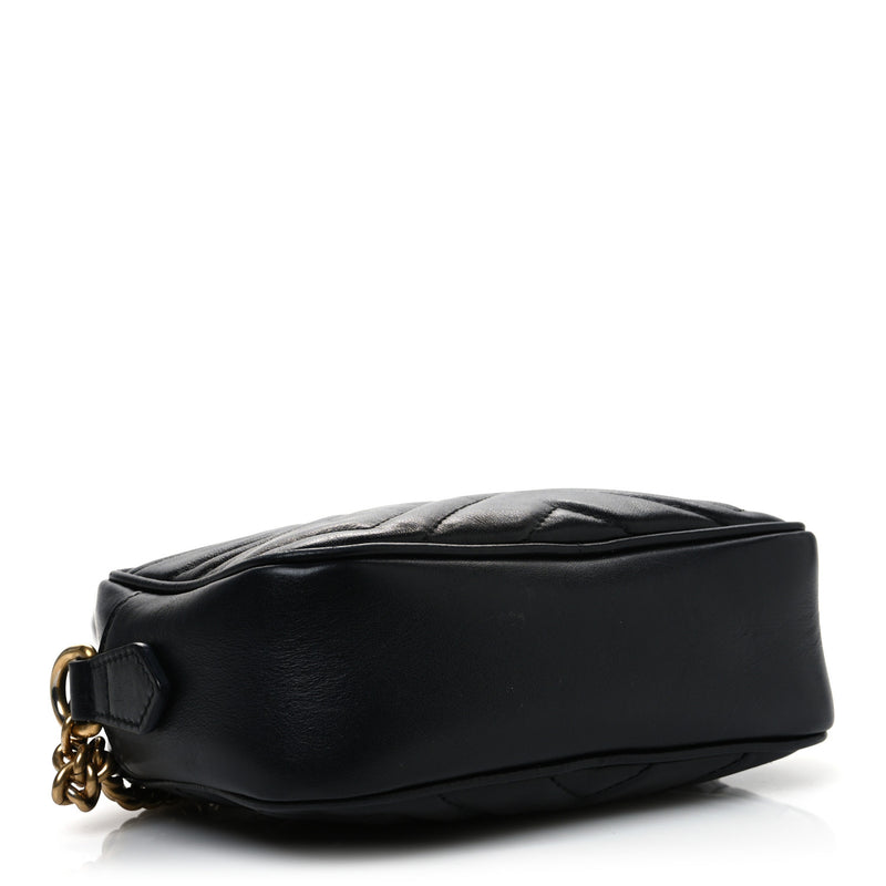Gucci Calfskin Matelasse Mini Gg Marmont