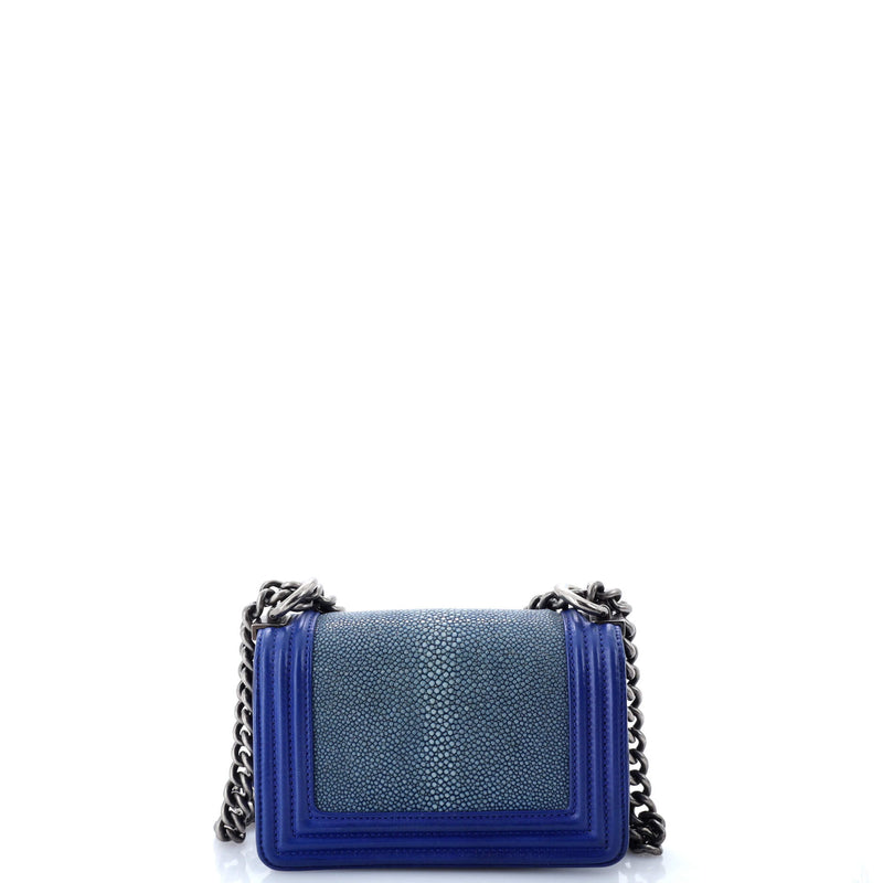 Chanel Boy Flap Bag Stingray Mini