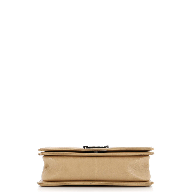 Chanel Boy Flap Bag Quilted Caviar Old
