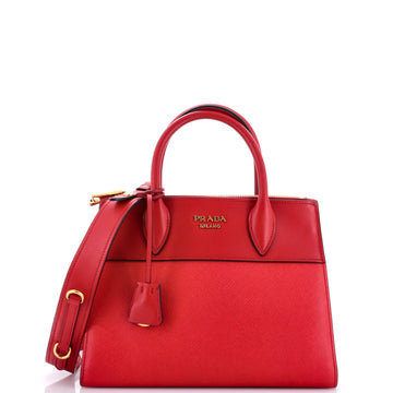 Prada Paradigme Tote Saffiano With City