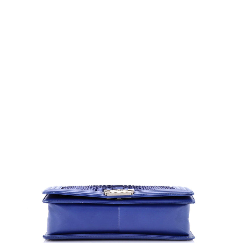 Chanel Boy Flap Bag Python New Medium