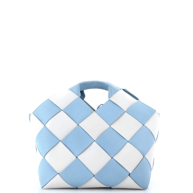 Loewe Woven Basket Bag Leather Small