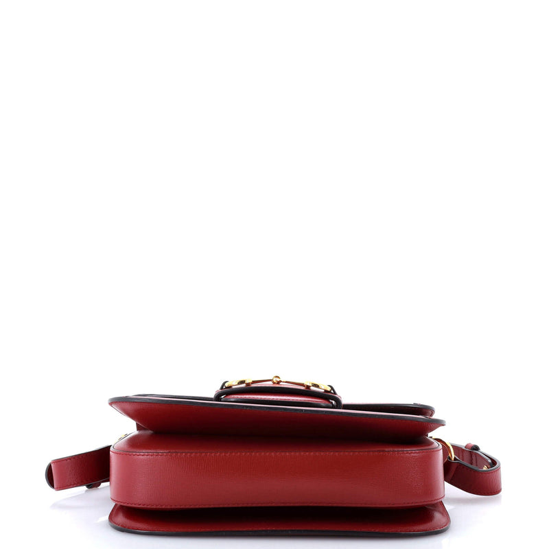 Gucci Horsebit Shoulder Bag Gg Coated