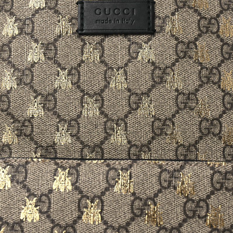 Gucci Gg Supreme Bees Print Small Day
