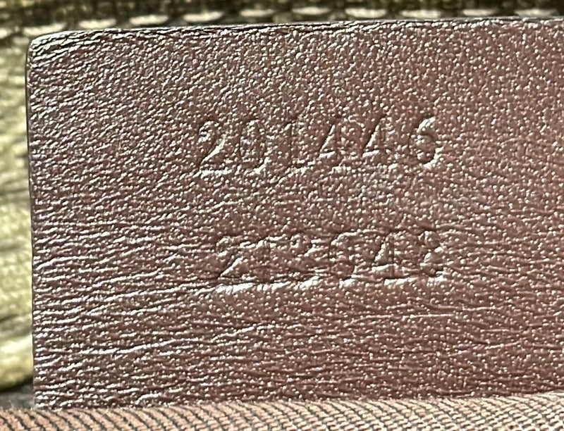 Gucci Zip Top Messenger Bag Gg Coated