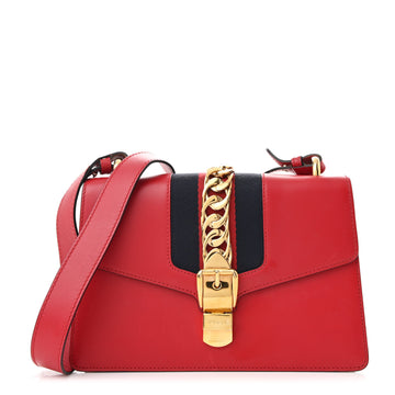 Gucci Calfskin Small Sylvie Shoulder Bag