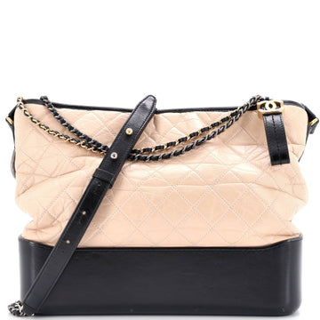 Chanel Gabrielle Hobo Quilted Aged