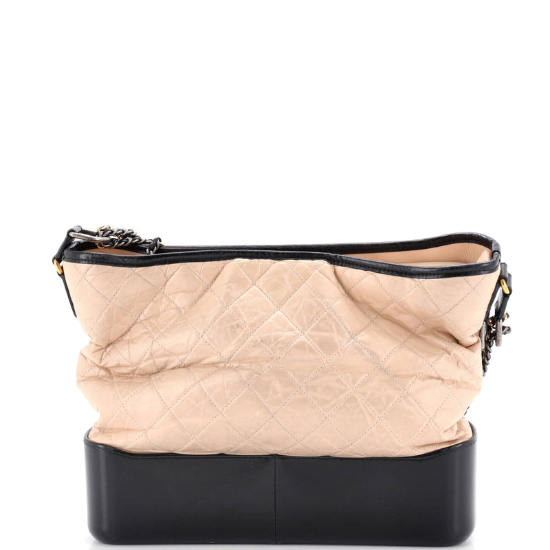 Chanel Gabrielle Hobo Quilted Aged