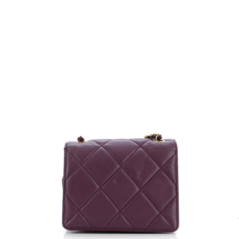 Chanel Resin Cc Flap Bag Quilted