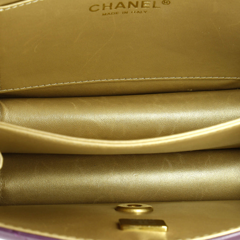 Chanel Resin Cc Flap Bag Quilted