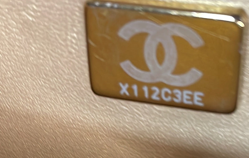 Chanel Resin Cc Flap Bag Quilted