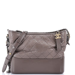 Chanel Gabrielle Hobo Quilted Aged