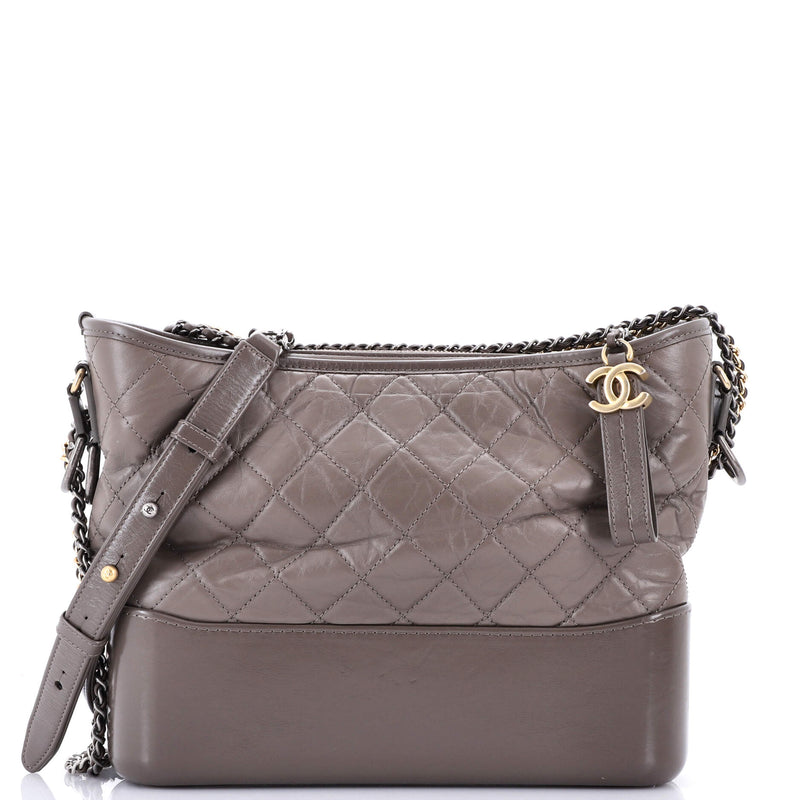 Chanel Gabrielle Hobo Quilted Aged