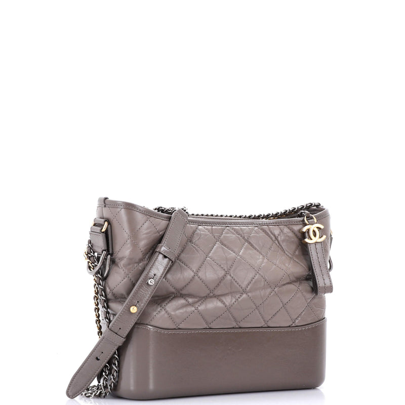 Chanel Gabrielle Hobo Quilted Aged
