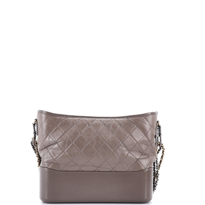 Chanel Gabrielle Hobo Quilted Aged