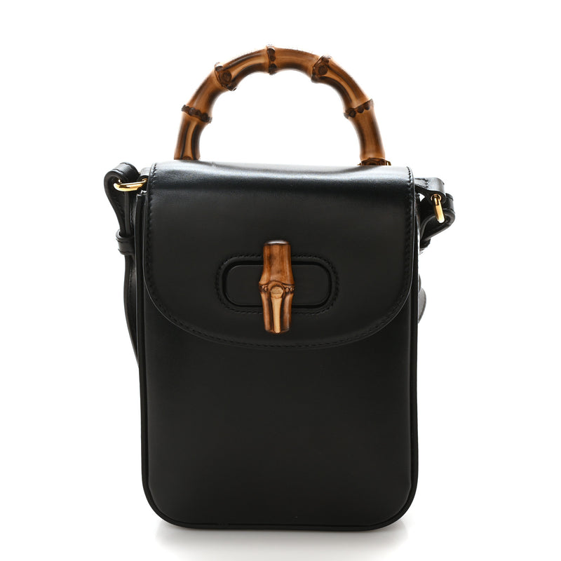 Gucci Calfskin Mini Bamboo Top Handle 3