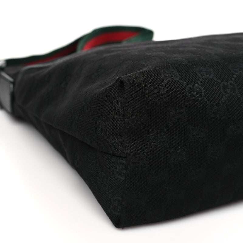 Gucci Web Medium Flat Messenger Bag