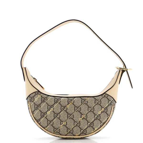 Gucci Ophidia Zip Hobo Print Gg Coated